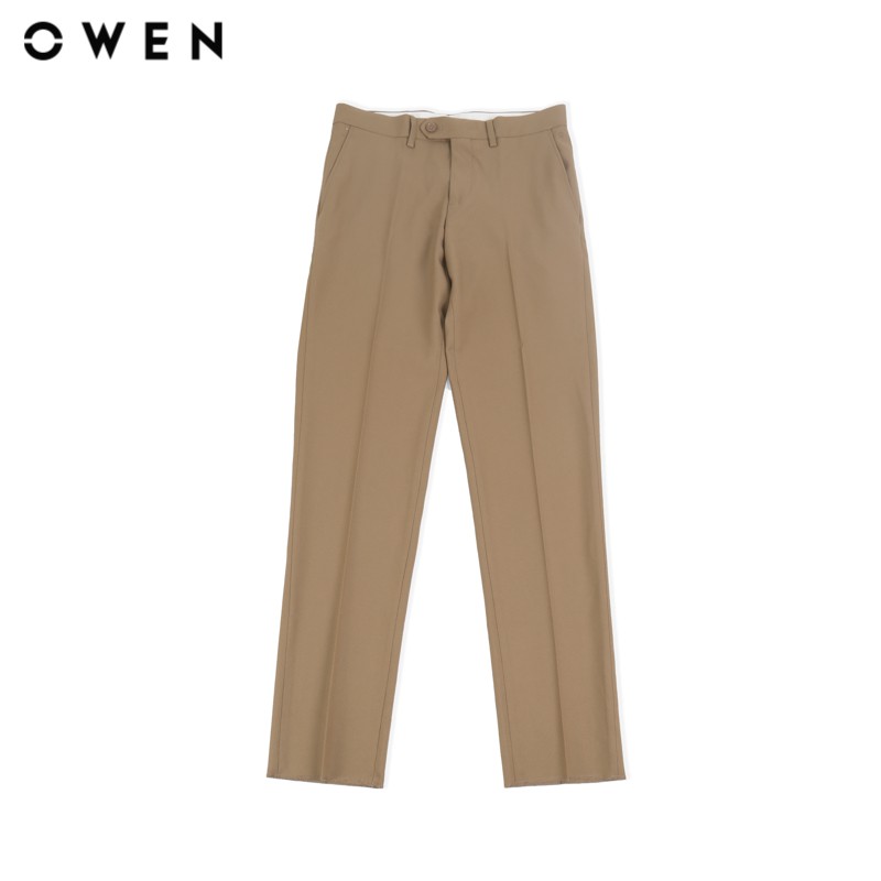 Quần tây nam Owen chất Nano dáng Slimfit - QS91260-BE