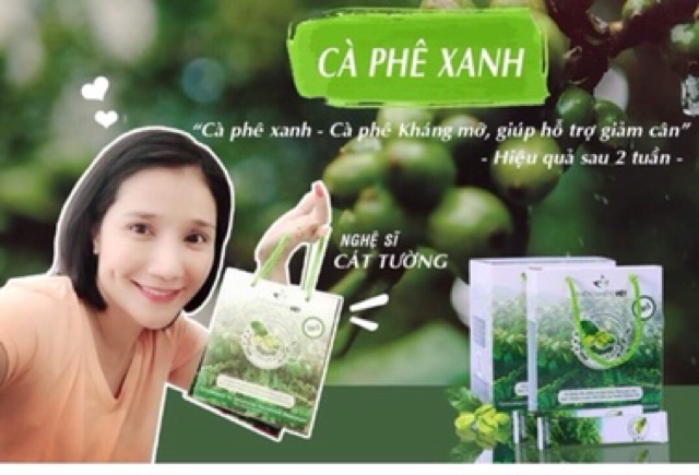 [Giá_Sỉ] Cafe xanh kháng mỡ mẫu mới chính hãng hộp 10 gói | BigBuy360 - bigbuy360.vn