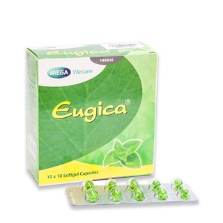 Eugica viên nang xanh (hộp 10 vỉ x 10 viên)