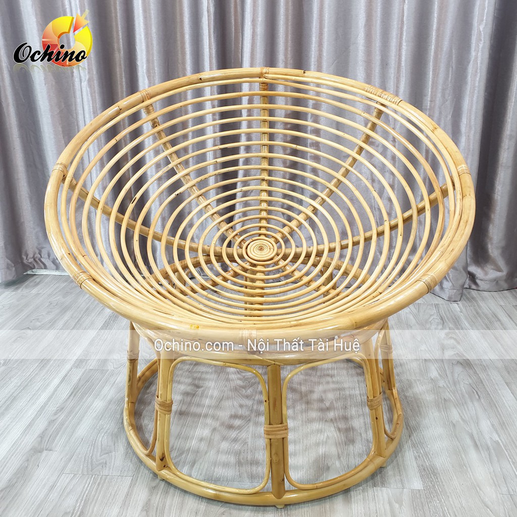 Ghế Papasan, Ghế nệm tròn thư giãn Papasan phòng khách/phòng ngủ phong cách vintage (hàng có sẵn được chọn màu nệm)