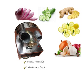 Máy thái hành inox động cơ hiệu quả năng suất cao 40kg/1giờ