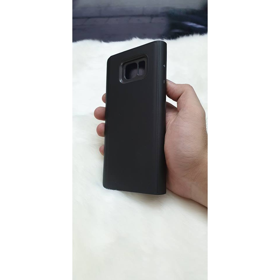 Bao Da Clear View Cover Standing Samsung Note 5