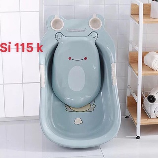 🌵 Chậu tắm cho bé hình chú ếch  đáng yêu - nhựa VIỆT NHẬT cao cấp ,có van tháo nước