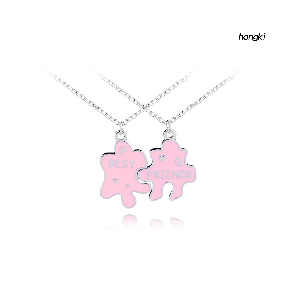 (Hàng Mới Về) vòng cổ Mặt Hình Chữ Best Friend Thời Trang Cho Nam Nữ
