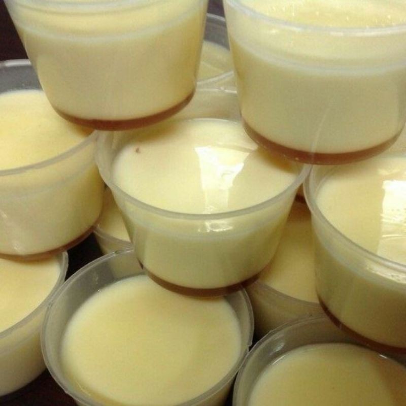 50 cốc nhựa làm caremen, bánh flan, thạch rau câu 100ml