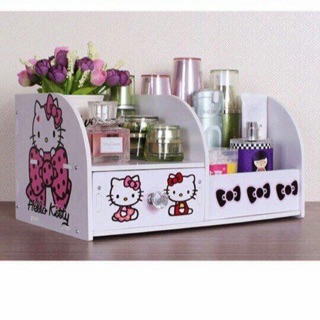 Kệ mỹ phẩm gỗ kitty