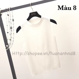 (HÀNG ORDER) Áo len sát nách cổ tròn GNCM