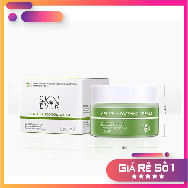 Kem Dưỡng Da Chiết Xuất Rau Má Dưỡng Ẩm Không Gây Dị Ứng Skin Ever - 30g