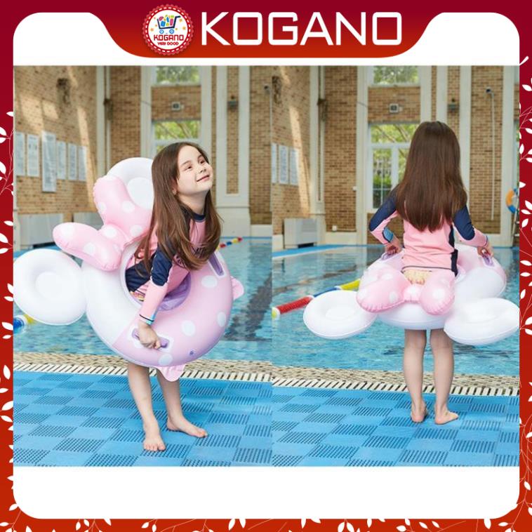 Phao Bơi Cho Bé KOGANO Phao Bơi Trẻ Em Xỏ Chân Chống Lật An Toàn Bơi Lội Họa Tiết Mickey SS-001188