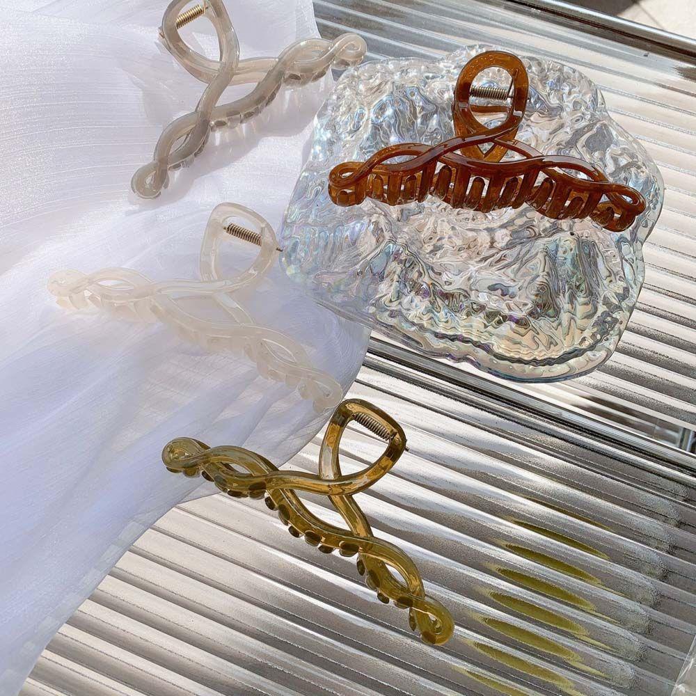 Kẹp Tóc Nhựa Màu Sắc Kẹo Ngọt Thiết Kế Hình Học Thời Trang Cho Nữ