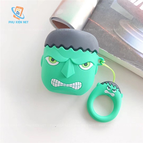 Case Vỏ Bao Airpod 2 Đựng Tai Nghe Ap hình các siêu anh hùng cực kun