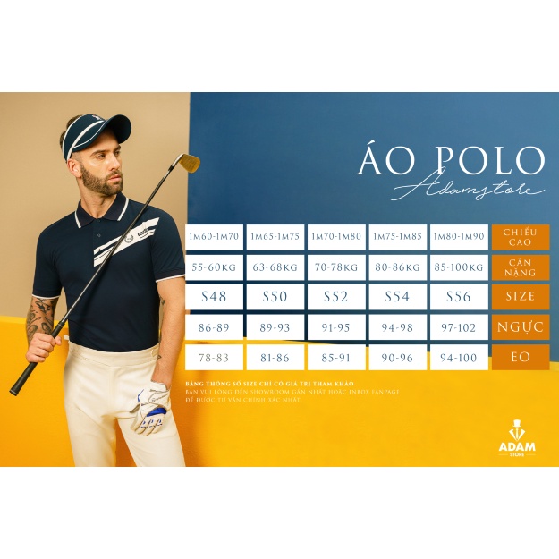 ÁO POLO NAM ADAM STORE ĐEN MIX VIỀN TRẮNG AP102D