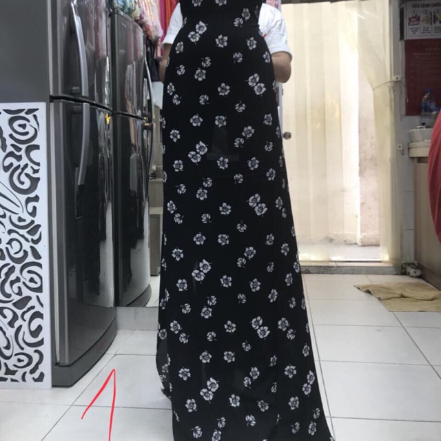 Vải áo dài hoa ABC