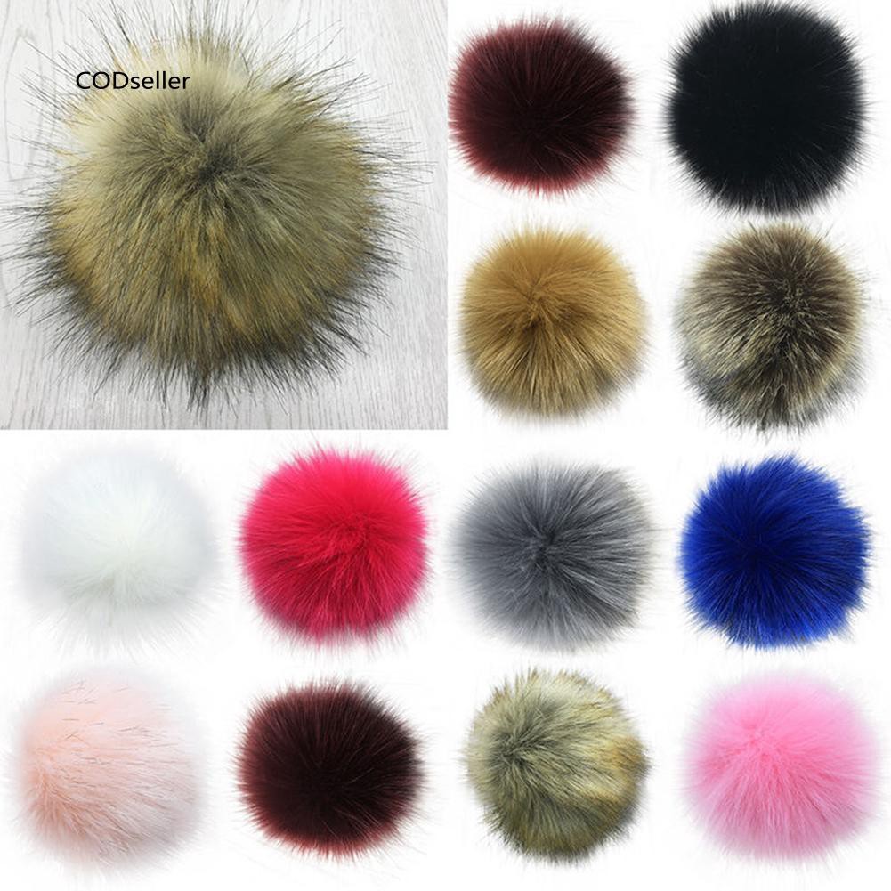 Quả cầu lông xù xinh xắn 14CM / 16cm tiện dụng trang trí túi xách