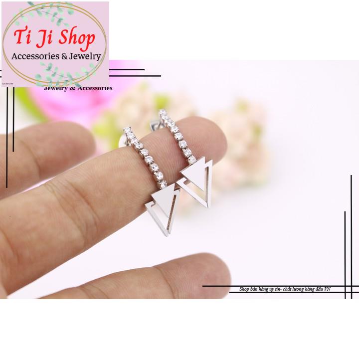 BÔNG TAI NỮ INOX THỜI TRANG HÀN QUỐC CỰC   -
