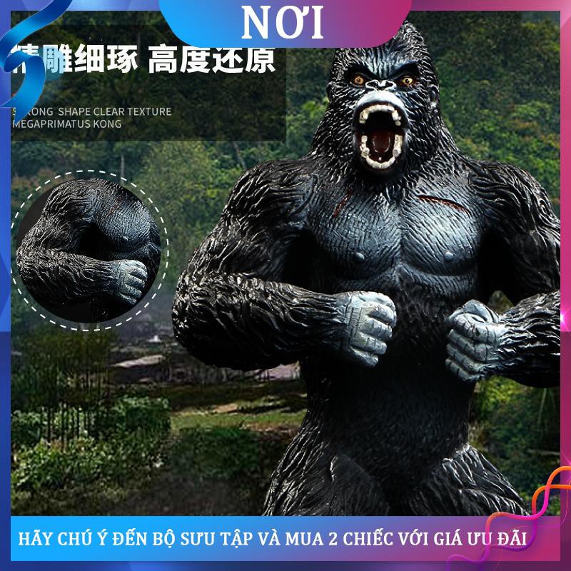 △☼Đồ chơi trẻ em mô phỏng động vật khủng long mô hình con vượn khổng lồ King Kong Jurassic world Bộ khủng long bạo chúa