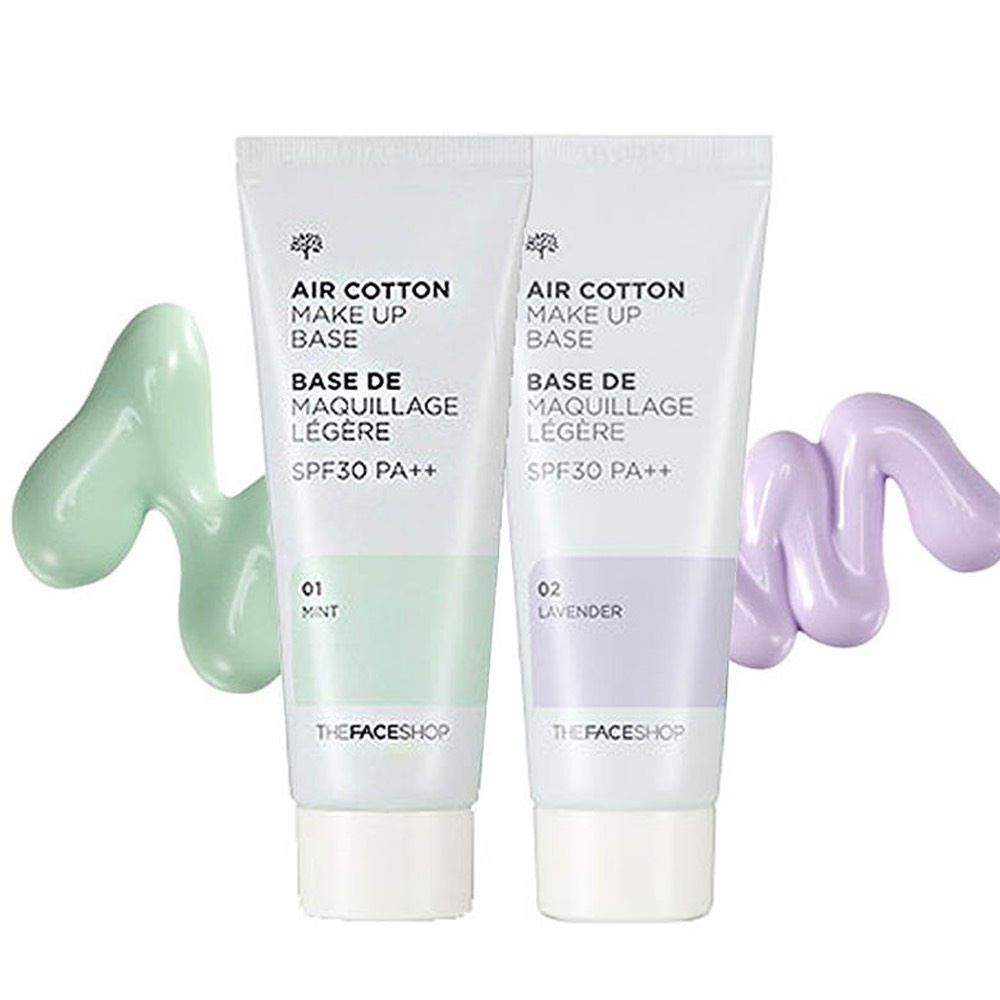 Kem Lót Trang Điểm THE FACE SHOP AIR COTTON 35G