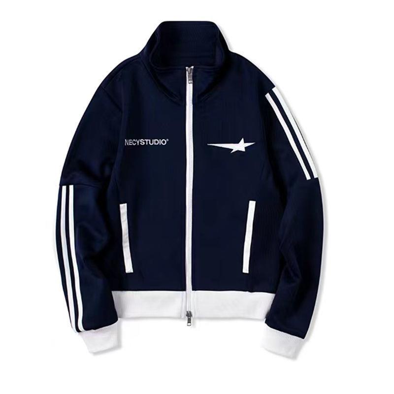 Áo Khoác Thể Thao Dáng Ngắn Phối Hai Khóa Kéo Thời Trang Mùa Thu 2022
