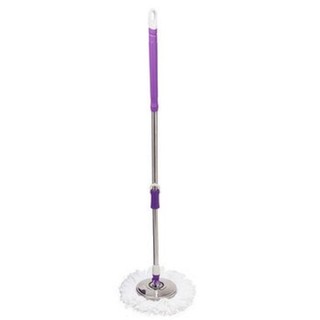 Cây lau nhà 360 độ inox lớn 22-25mm Gia Phú PP4 mâm inox cao cấp ( khóa chữ U - đã kèm bông lau )