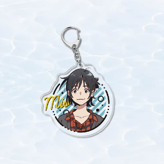 ( Mica trong acrylic ) Móc khóa IN HÌNH Umibe no Étranger Người lạ bên bờ biển xinh xắn anime chibi