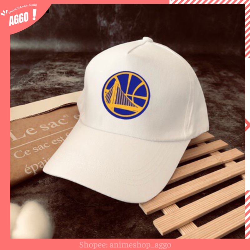 Mũ lưỡi trai bóng rổ Lakers Đen Trắng