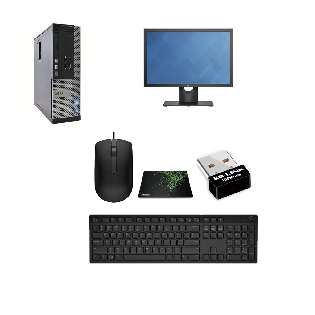 Máy tính để bàn tốc độ cao Dell OPTIPLEX 9020/7020/3020 (Core i5-4570/RAM 8GB/SSD 500GB/DVD) - KHÔNG GỒM MÀN HÌNH