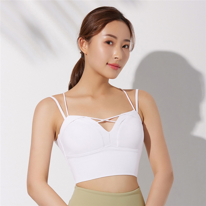 Áo ngực thể thao dây chéo lưng quyến rũ cho nữ