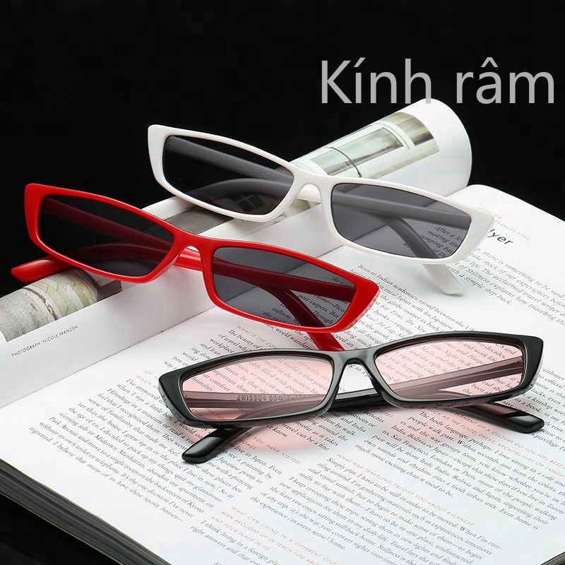 New Clear Lens Small Cat Eye Sunglasses Women Fashion Brand