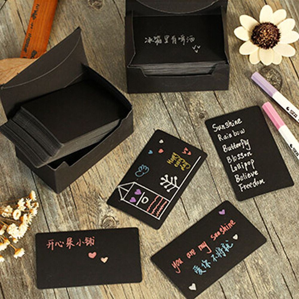 Set 100 Thẻ Ghi Chú / Giấy Ghi Chú / Đánh Dấu Nhiều Màu Thời Trang Diy
