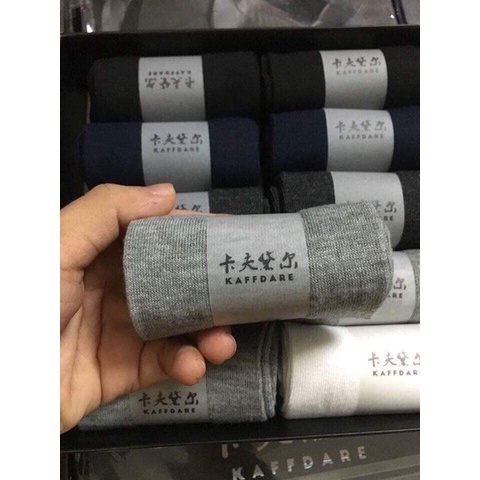 Hộp 10 đôi tất/vớ sợi tre công nghệ nano khử mùi, chống thối hiệu quả để dùng hoặc làm quà tặng