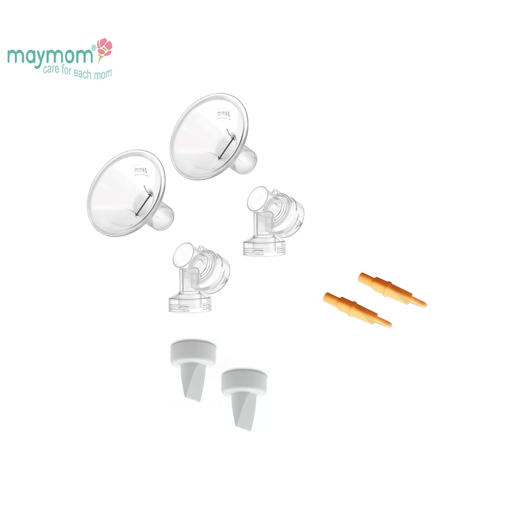 Phụ Kiện Máy Hút Sữa Unimom Thương Hiệu Maymom, Phụ Kiện Thay Thế Máy Unimom Điện Đôi, Nhiều Lựa Chọn Size Phễu Hút Sữa