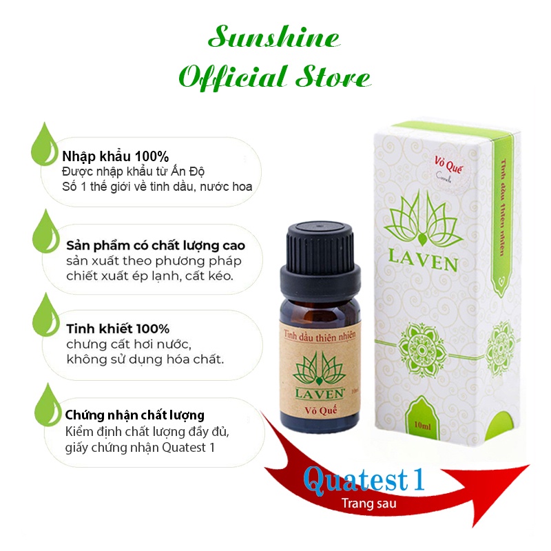 Tinh Dầu Thơm Phòng Laven Nhập Khẩu Cao Cấp, Tinh Dầu Thiên Nhiên Xông Phòng, Tinh Dầu Sả Chanh, Bưởi, Quế, Tràm...10ml
