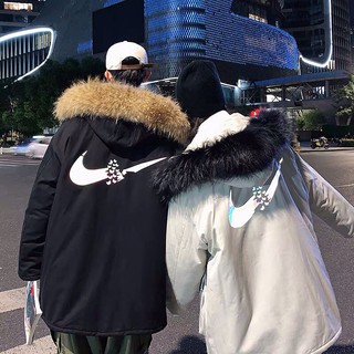 [ORDER+ẢNH THẬT] Áo khoác phao oversize dáng rộng mũ lông Unisex nam nữ Ulzzang siêu ấm siêu chất ❤️
