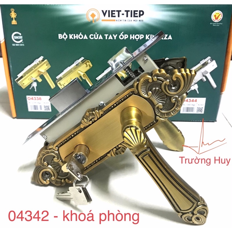 [chính hãng] khoá phòng cửa gỗ Việt Tiệp 4342 - Bảo hành 3 năm