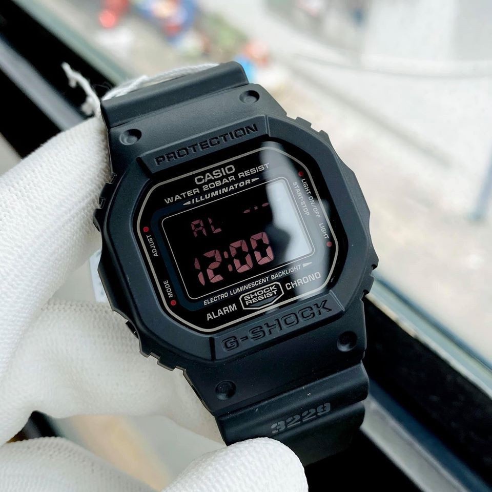 Đồng Hồ Casio Nam Dây Nhựa GSHOCK DW-5600MS-1HDR Chính Hãng