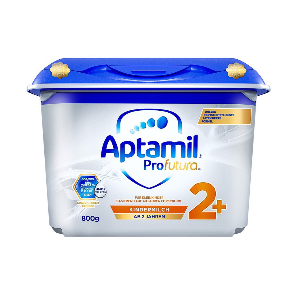 Sữa bột Aptamil bạc Profutura kindermilch 2+ Đức hộp 800g date T7/21