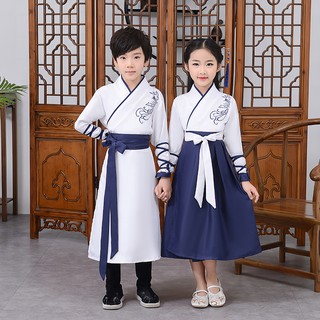 Trang phục cổ trang Trung Quốc hóa trang xinh xắn cho bé gái và bé trai