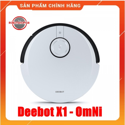 Robot Ecovacs Deebot X1 OMNI-Bản nội địa - Robot hút bụi lau nhà tự động giặt khăn, tự đổ rác, khử khuẩn cao cấp nhất