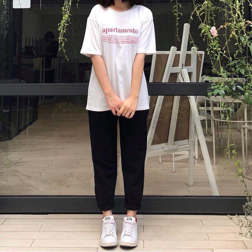 Quần culottes kaki form unisex