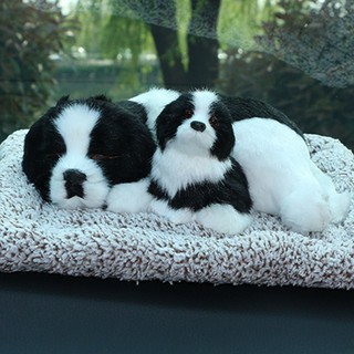 [MẸ CON] Cún đốm đôi lõi than hoạt tính lọc không khí khử mùi-taplo xe hơi ô tô Thú bông Chó mèo than hoạt tính