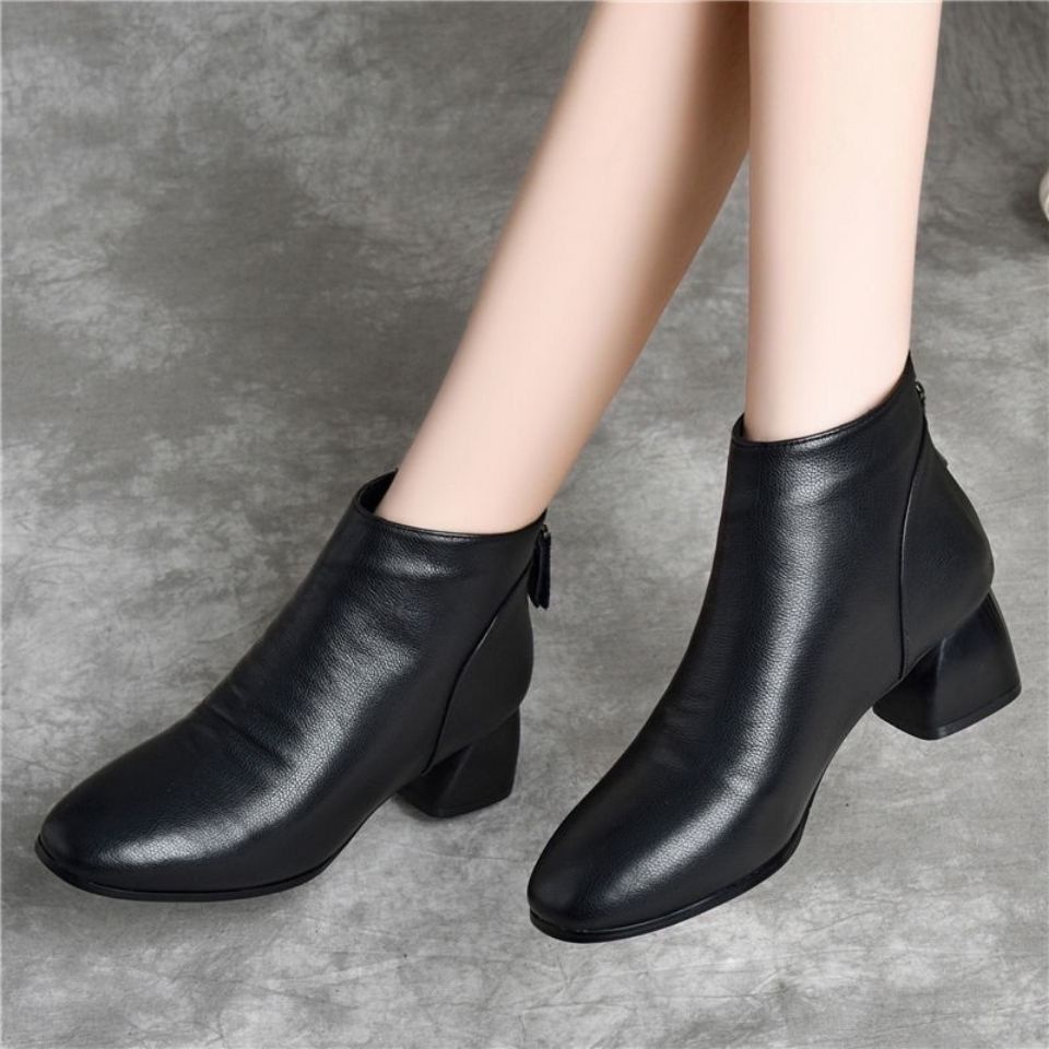 Bốt martin da mềm gót trung bình thời trang thu đông 2021 cho nữ | BigBuy360 - bigbuy360.vn