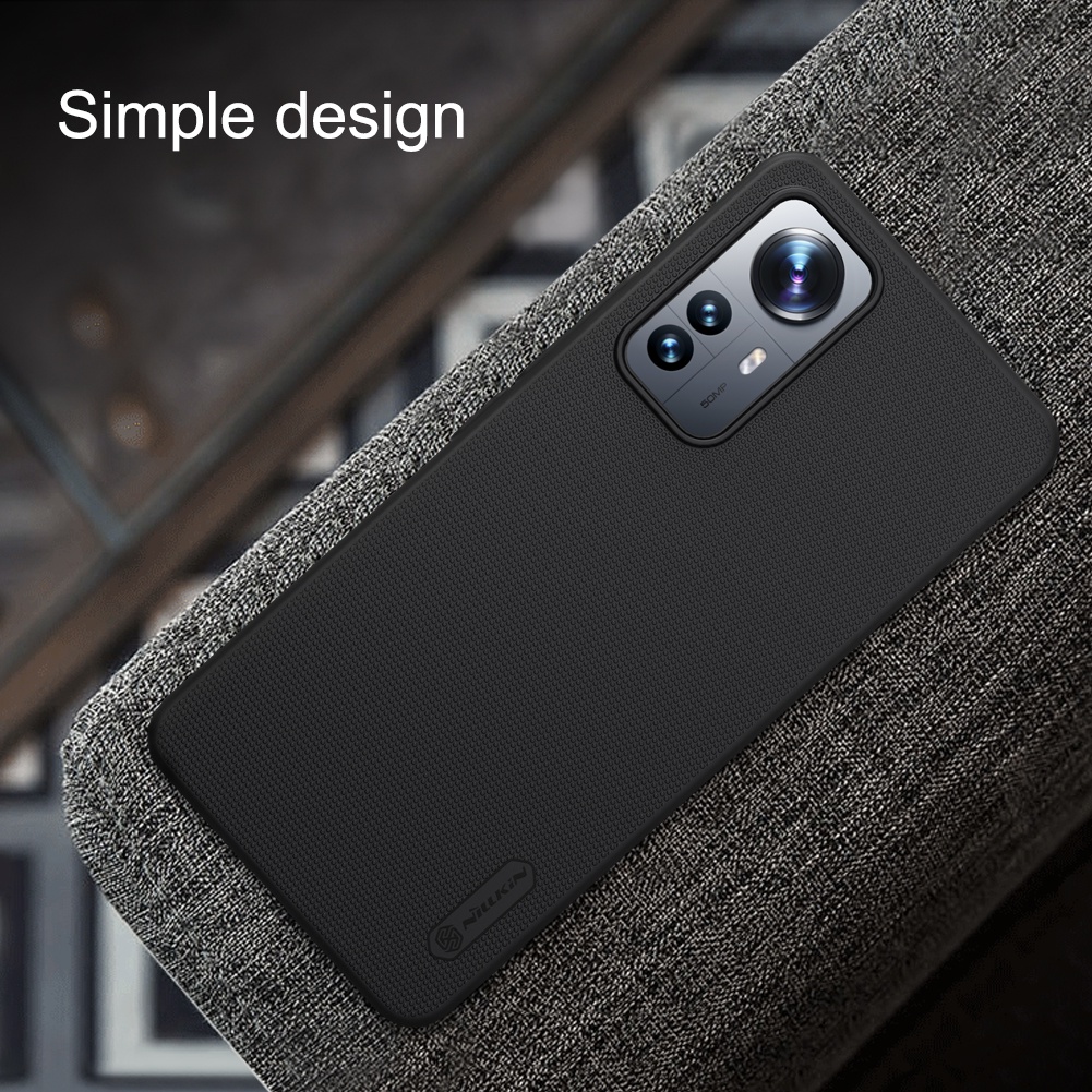 Ốp điện thoại NILLKIN PC cứng siêu mỏng nhám chống sốc chống bám dấu vân tay cho Xiaomi Mi 12 Lite