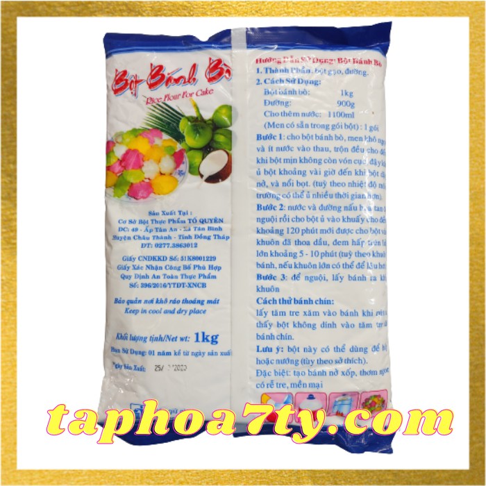 Bột Bánh Bò Có Gói Men Tố Quyên Gói 1Kg