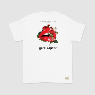 áo thun [SENSE OF TASTE] oversized | Màu trắng | GEEK CAPONE