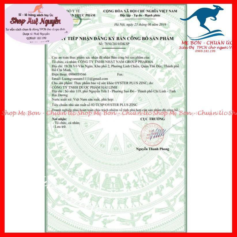 [Chính Hãng] Tinh chất hàu Úc Goodhealth Oyster Plus ZinC 60 viên | Thế Giới Skin Care