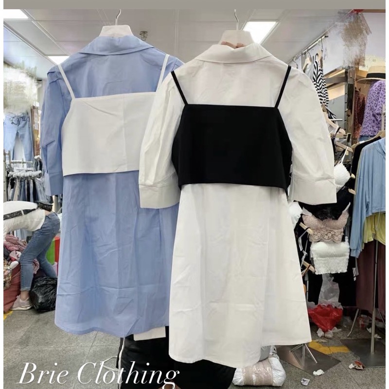 ĐẦM SƠ MI NƠ ( HÀNG QUẢNG CHÂU ULLZANG ) - 004 | BigBuy360 - bigbuy360.vn