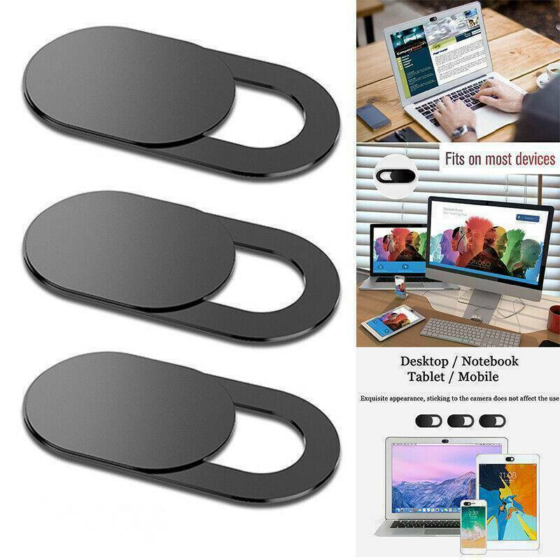 Bộ 5 Vỏ Bọc Webcam Siêu Mỏng Có Nắp Trượt Bảo Vệ Riêng Tư Cho Laptop & Macbook 's