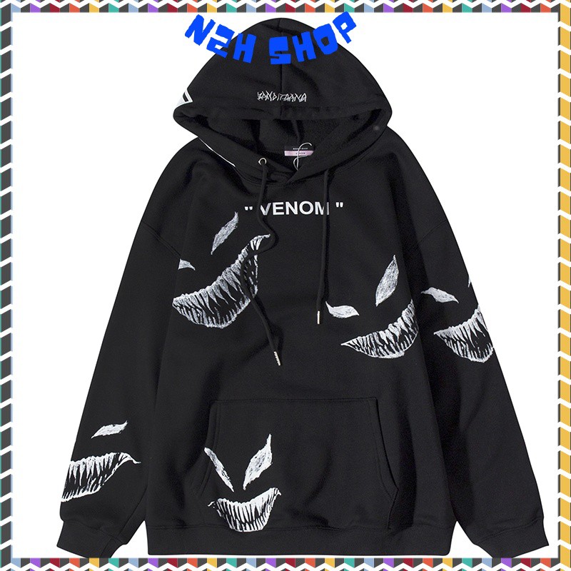 Áo Khoác Nỉ Hoodie Form Rộng Dưới 55kg Dáng Dài In Hình Venom Cực Chất, N2H Shop 2021 | BigBuy360 - bigbuy360.vn