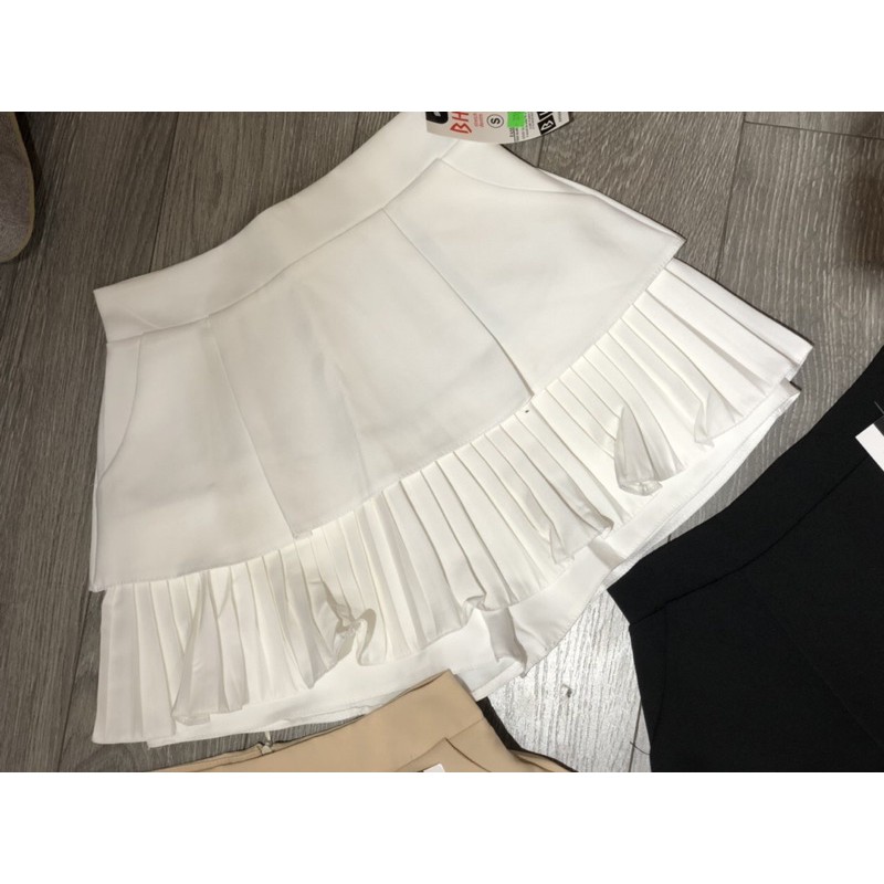 chân váy 2 tầng xếp ly có lót quần | BigBuy360 - bigbuy360.vn