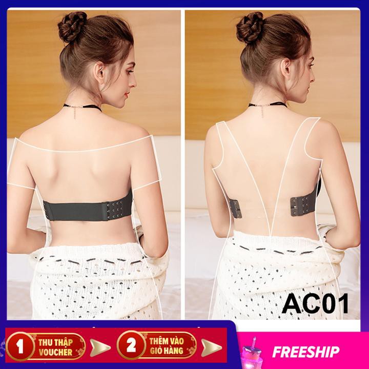 Áo Lót Không Dây Lưng Trong Dành Cho Váy Hở Lưng Chất Su Mềm Mịn Cao Cấp Yion Underwear AKD02